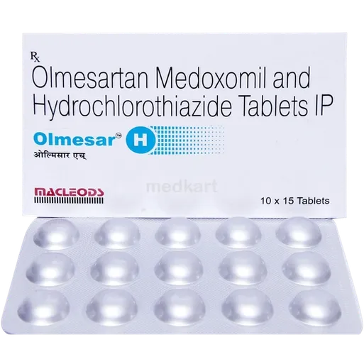 olmesar h 20mg tablet 15's